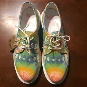NWT-Dr. Martens Lester Tie-Dye Oxford. Wm Sz 9.